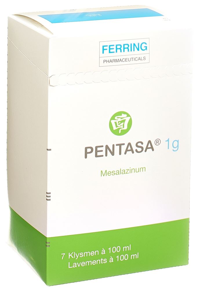 PENTASA Klysma clyst 1 g 7 x 100 ml