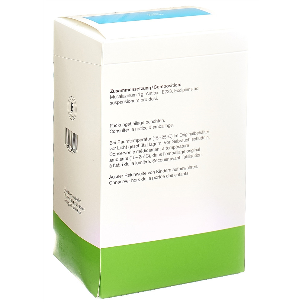 PENTASA Klysma clyst 1 g 7 x 100 ml