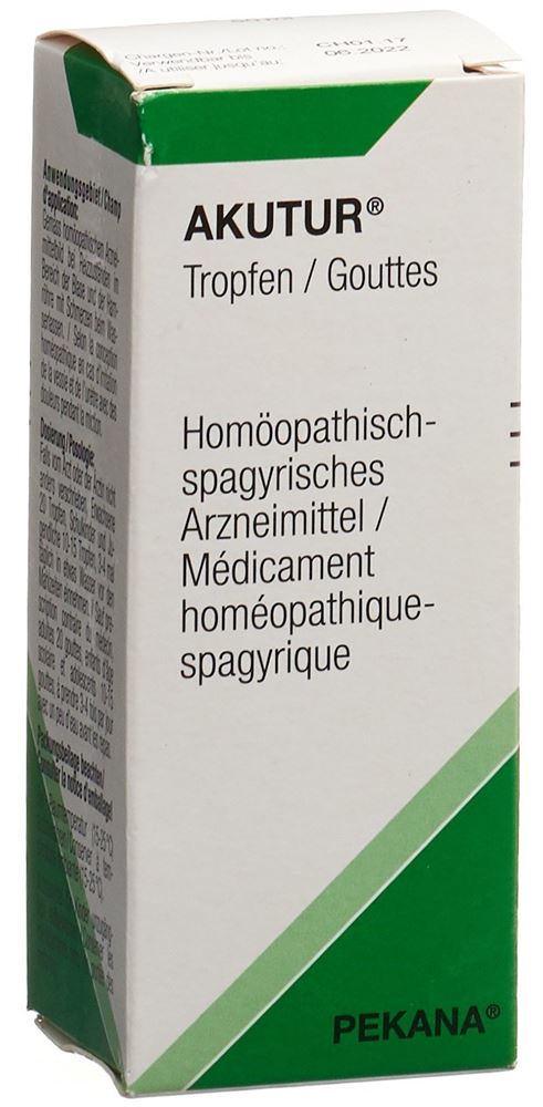 Akutur, Tropfen zum Einnehmen