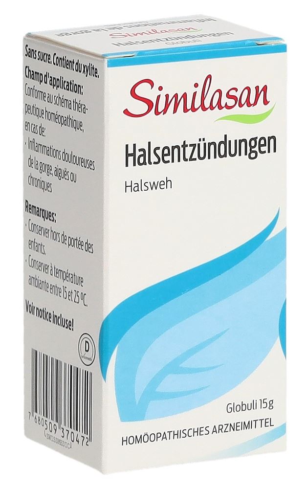 Similasan Halsentzündungen, Globuli