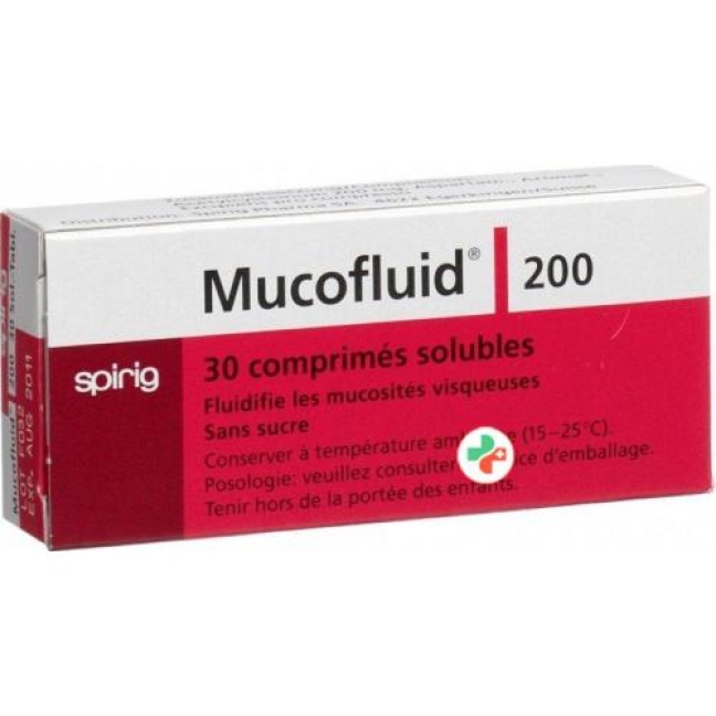MUCOFLUID cpr 200 mg solubles 30 pce