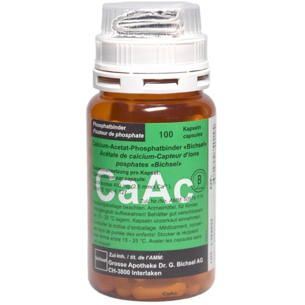 ACETATE CALC Capt phos Bichsel caps 400 mg 100 pce