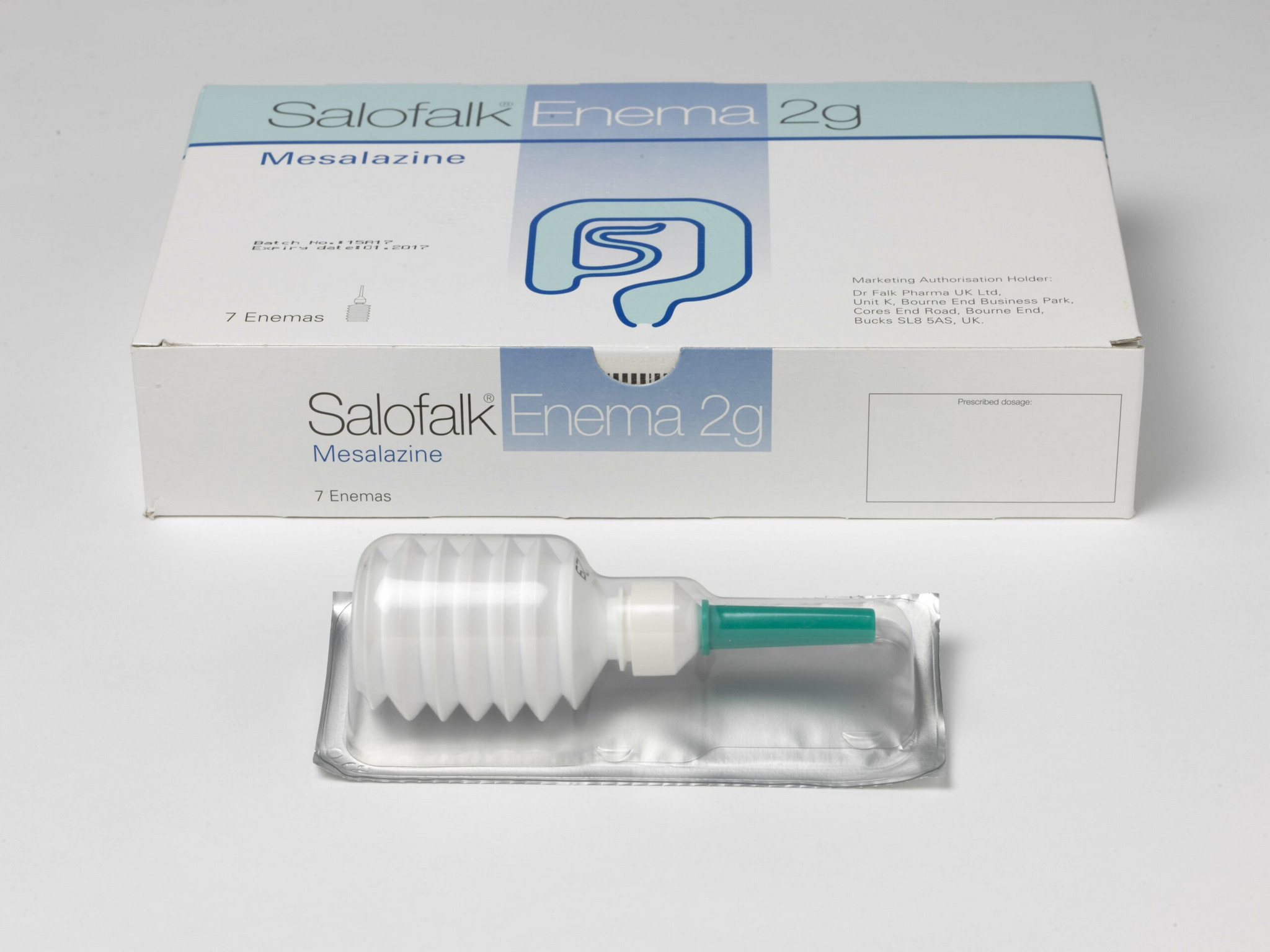 Salofalk 2 g, Klysmen