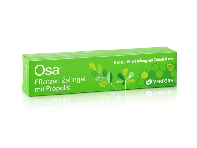 Osa gel dentaire aux plantes avec propolis, Gel pour application sur les gencives