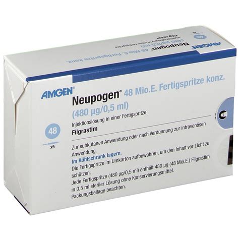 Neupogen Amgen 48, Injektionslösung in einer Fertigspritze