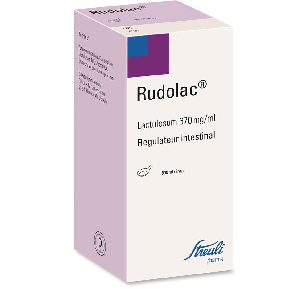 RUDOLAC sirop en bouteille 500 ml