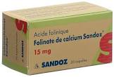 Calciumfolinat Sandoz eco 50 mg, Injektions-/Infusionslösung