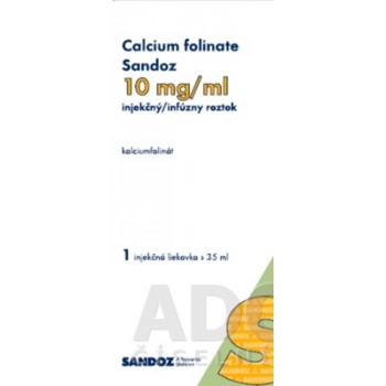 Calciumfolinat Sandoz eco 100 mg, Injektions-/Infusionslösung