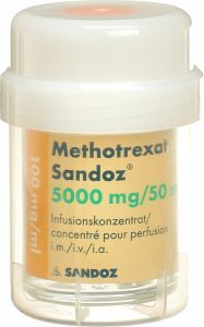 METHOTREXATE Sandoz conc perf 5000 mg flac 50 ml