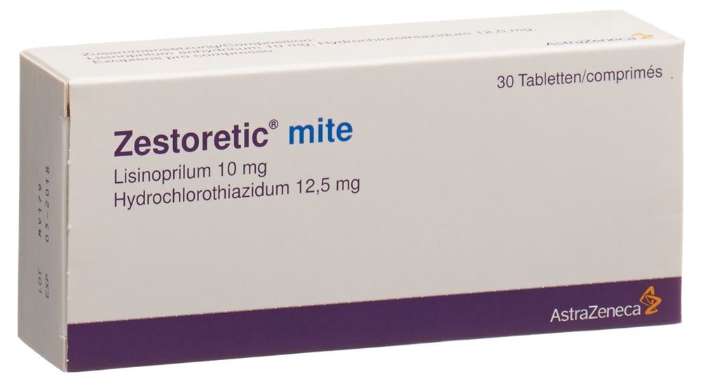 ZESTORETIC mite cpr 10/12.5 30 pce