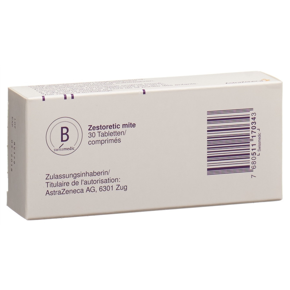 ZESTORETIC mite cpr 10/12.5 30 pce