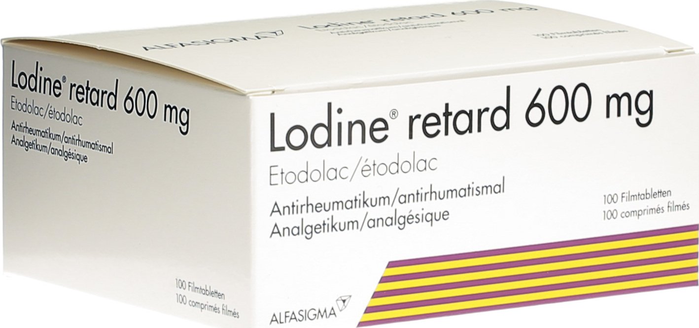 Lodine retard 600 mg, Filmtabletten