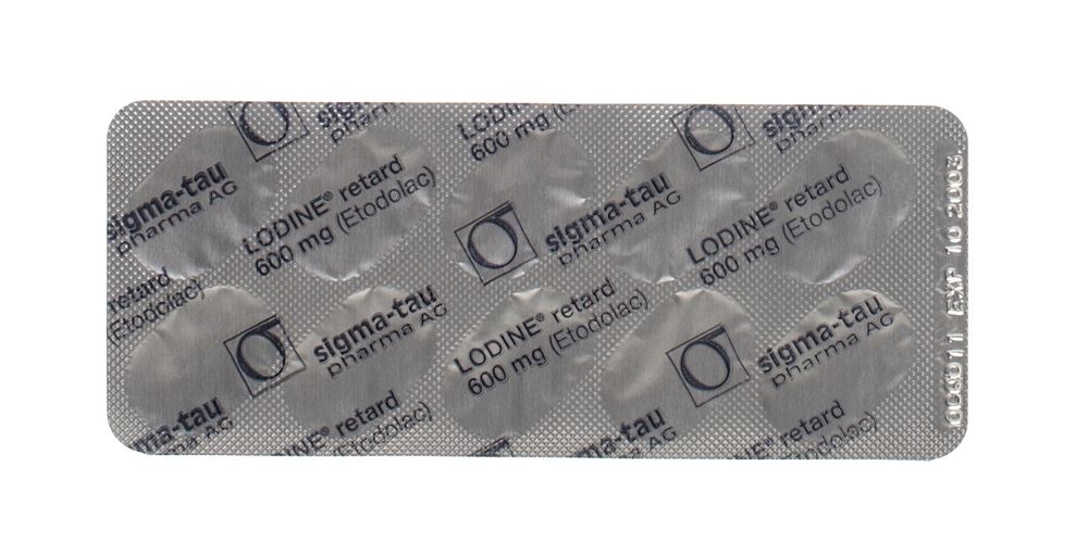 LODINE retard cpr pellic 600 mg 30 pce