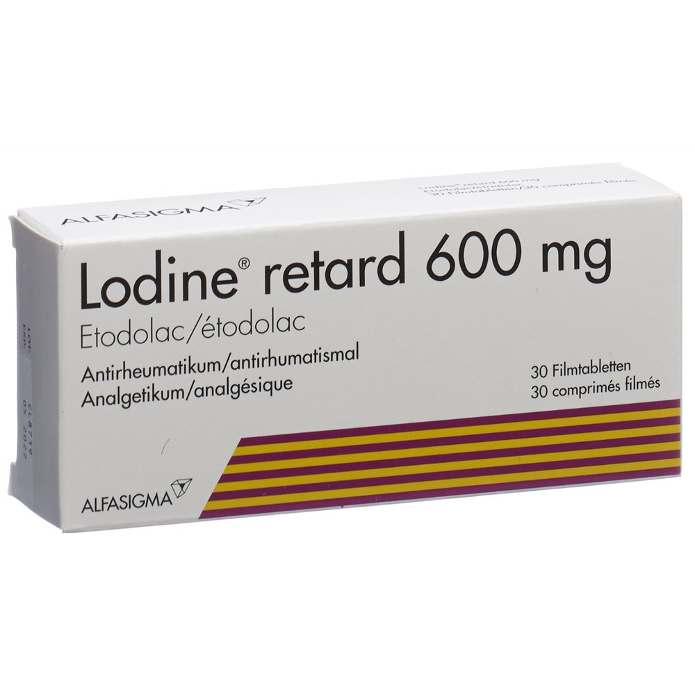 Lodine retard 600 mg, Filmtabletten