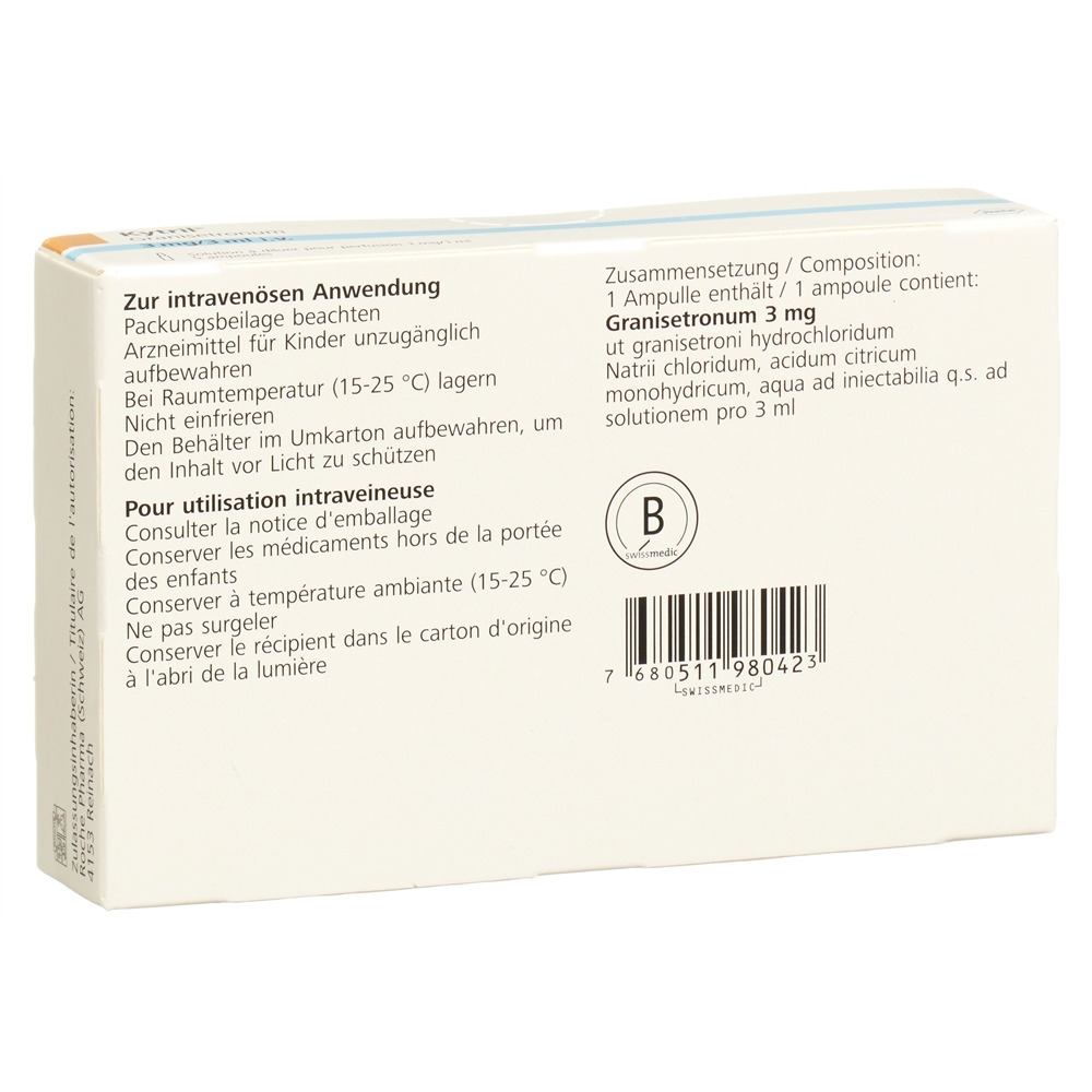 KYTRIL conc perf 3 mg/3ml 5 amp 3 ml