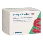 Ginkgo Sandoz 120, Filmtabletten