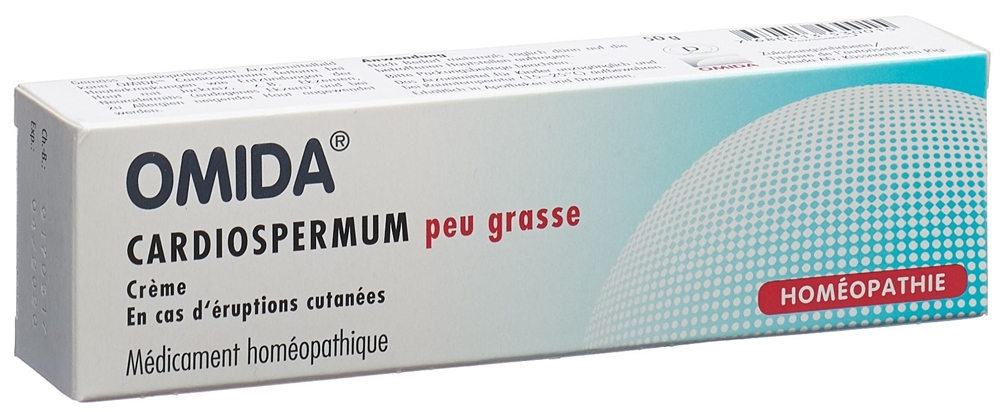 OMIDA Cardiospermum peu grasse crème tb 50 g