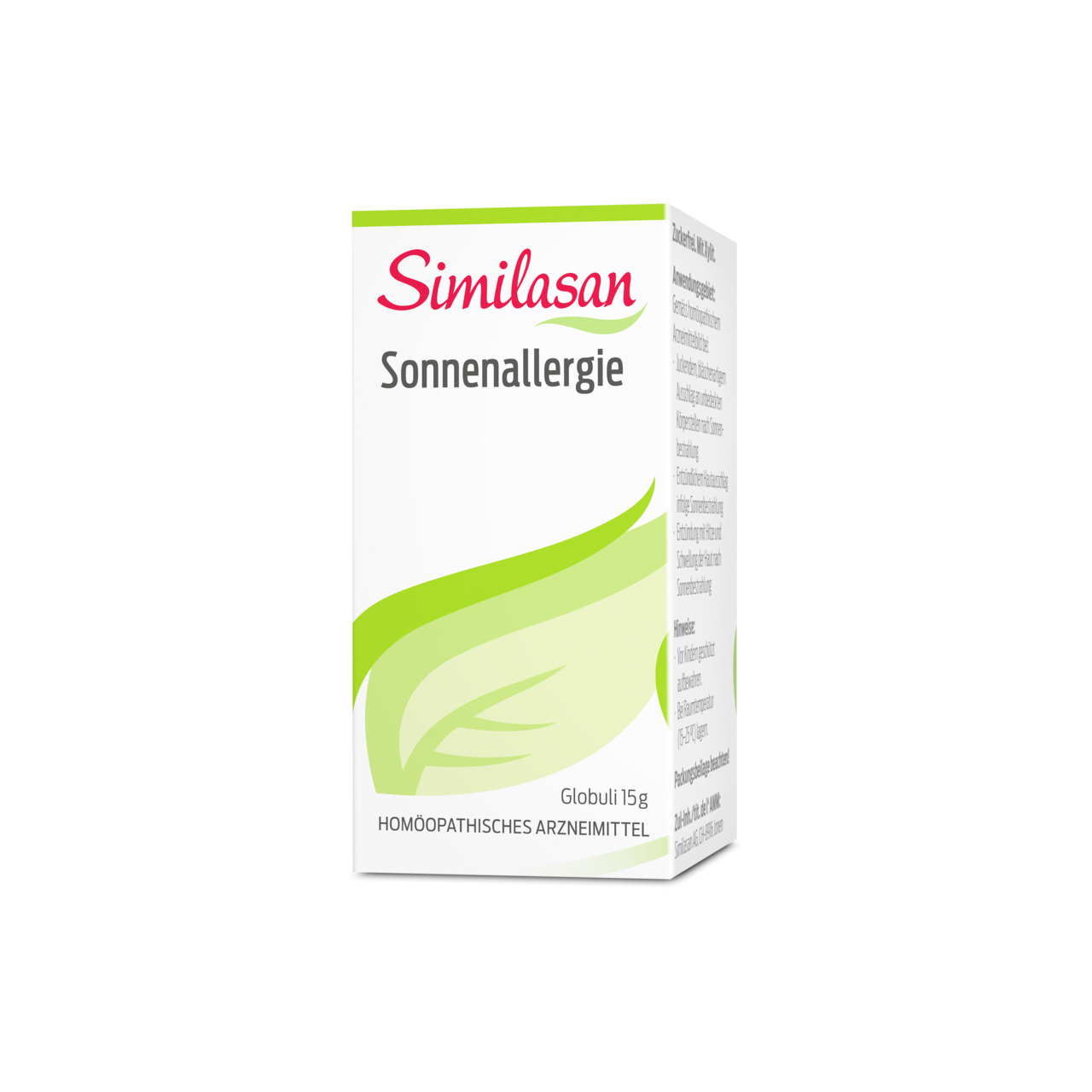 Similasan Sonnenallergie, Globuli