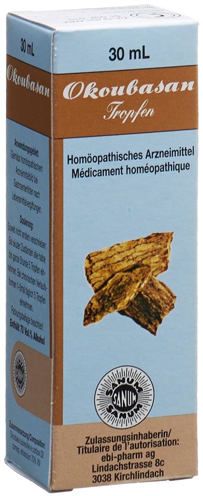 Okoubasan, Tropfen zum Einnehmen