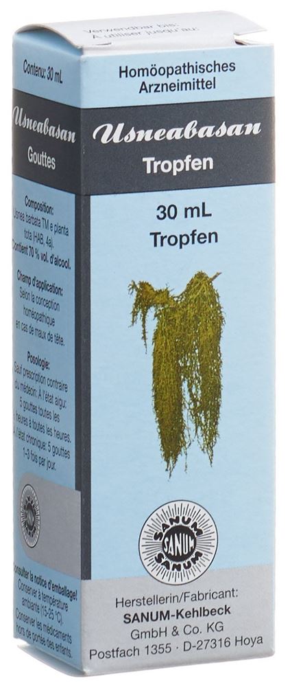 Usneabasan, Tropfen zum Einnehmen