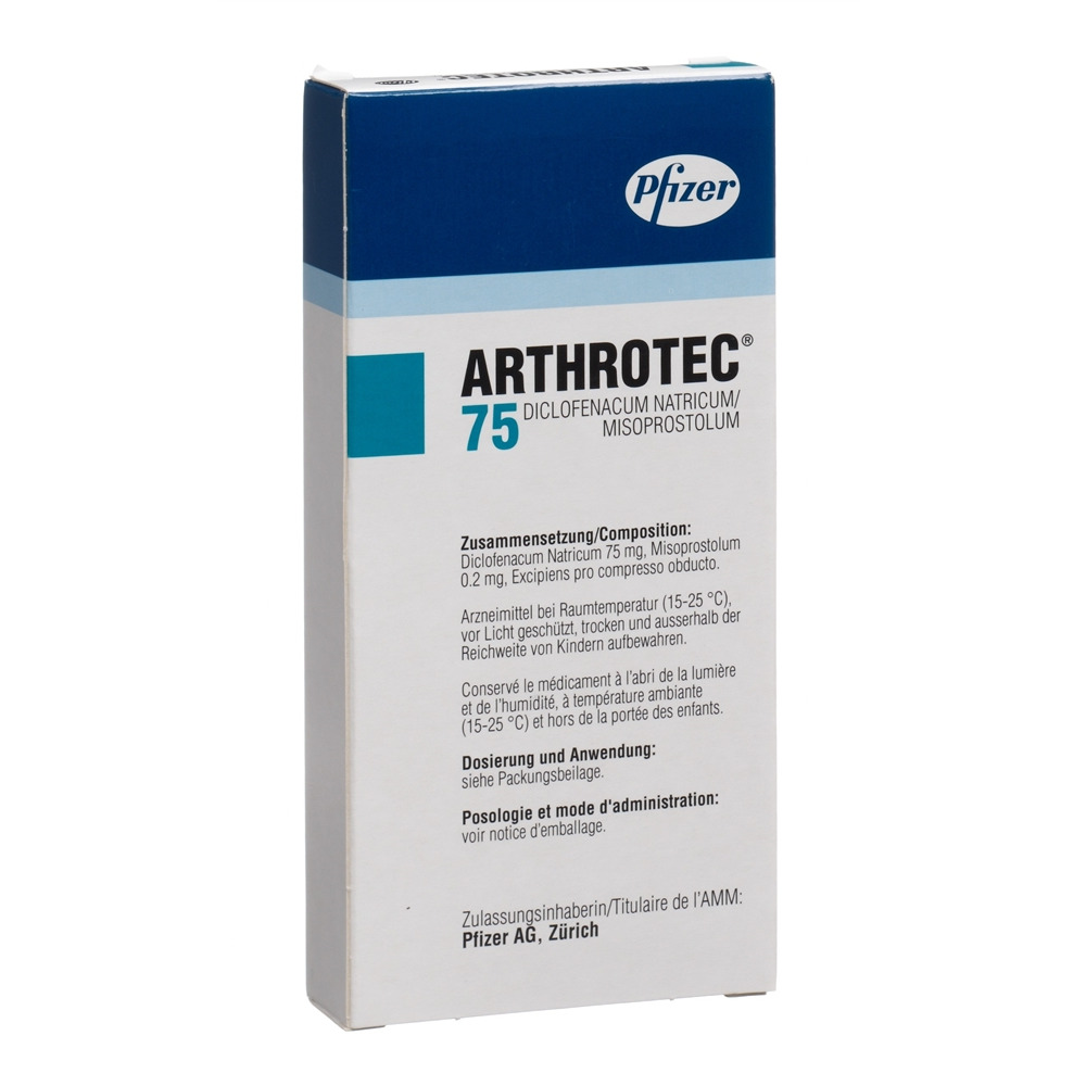 ARTHROTEC cpr 75 mg 20 pce