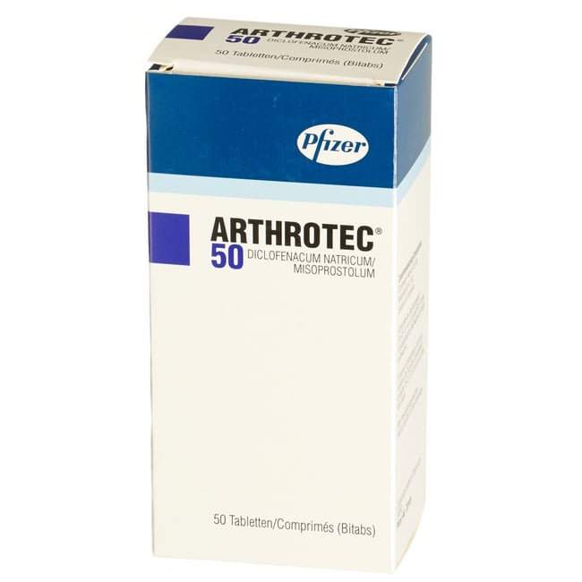 Arthrotec 50, Tabletten