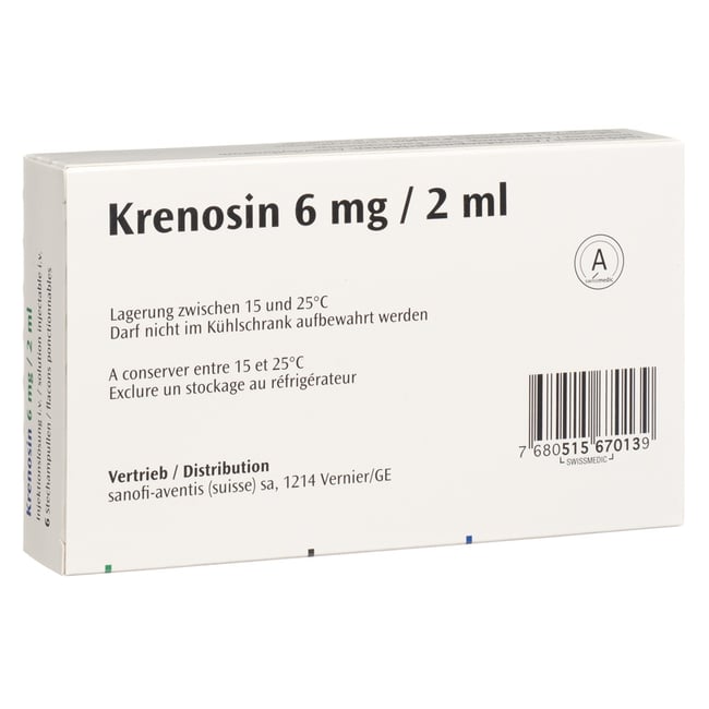 Krenosin, solution injectable