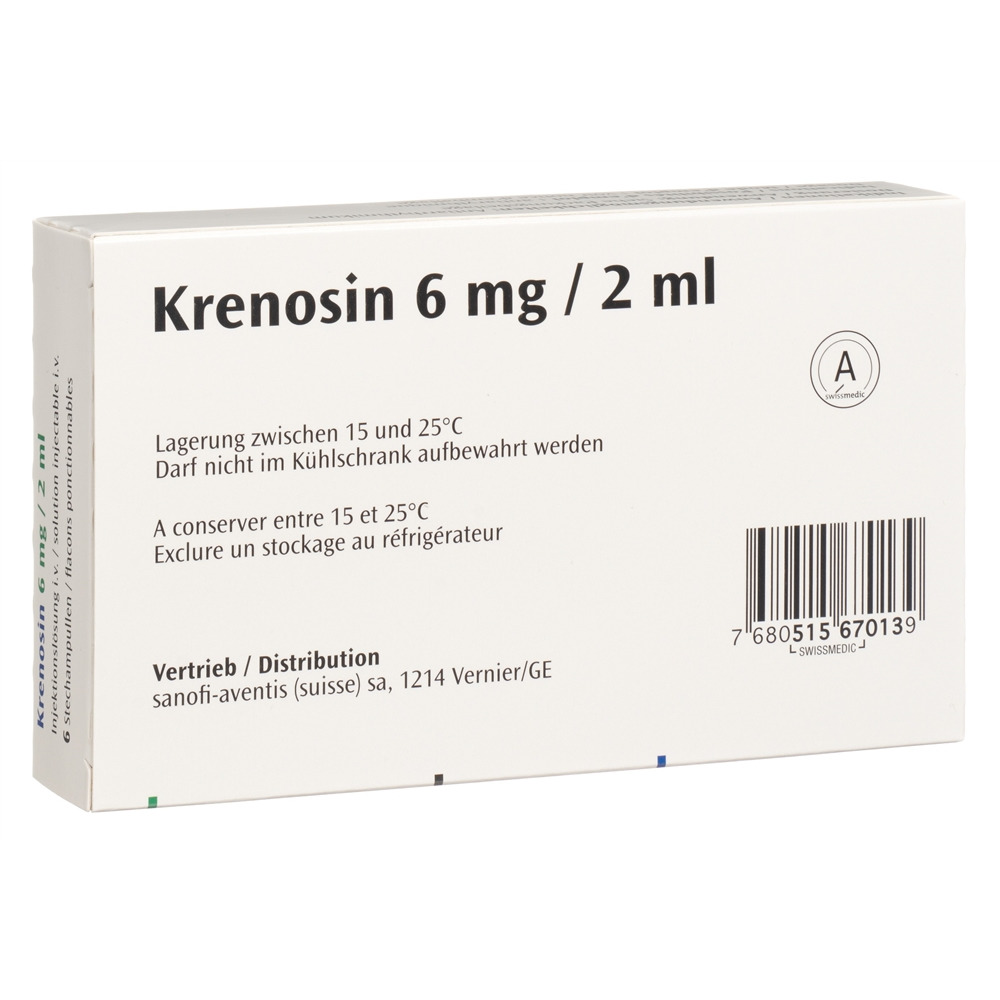 Krenosin, solution injectable