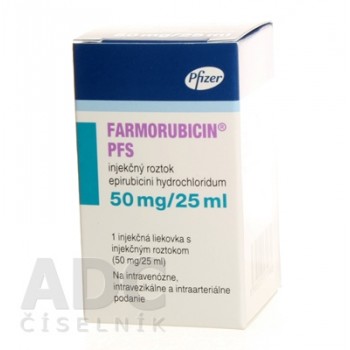 Farmorubicin Solution 50 mg/25 ml, Lösung zur intravesikalen Anwendung/Injektionslösung
