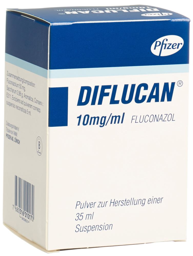 DIFLUCAN pdr 10 mg/ml p susp fl 35 ml