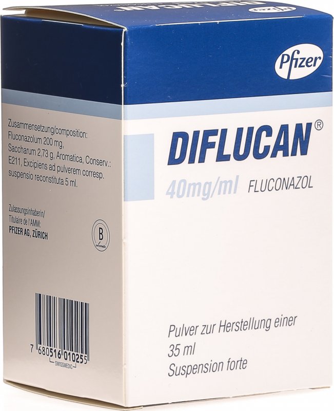 Diflucan 200mg/5ml, Pulver zur Herstellung einer Suspension zum Einnehmen