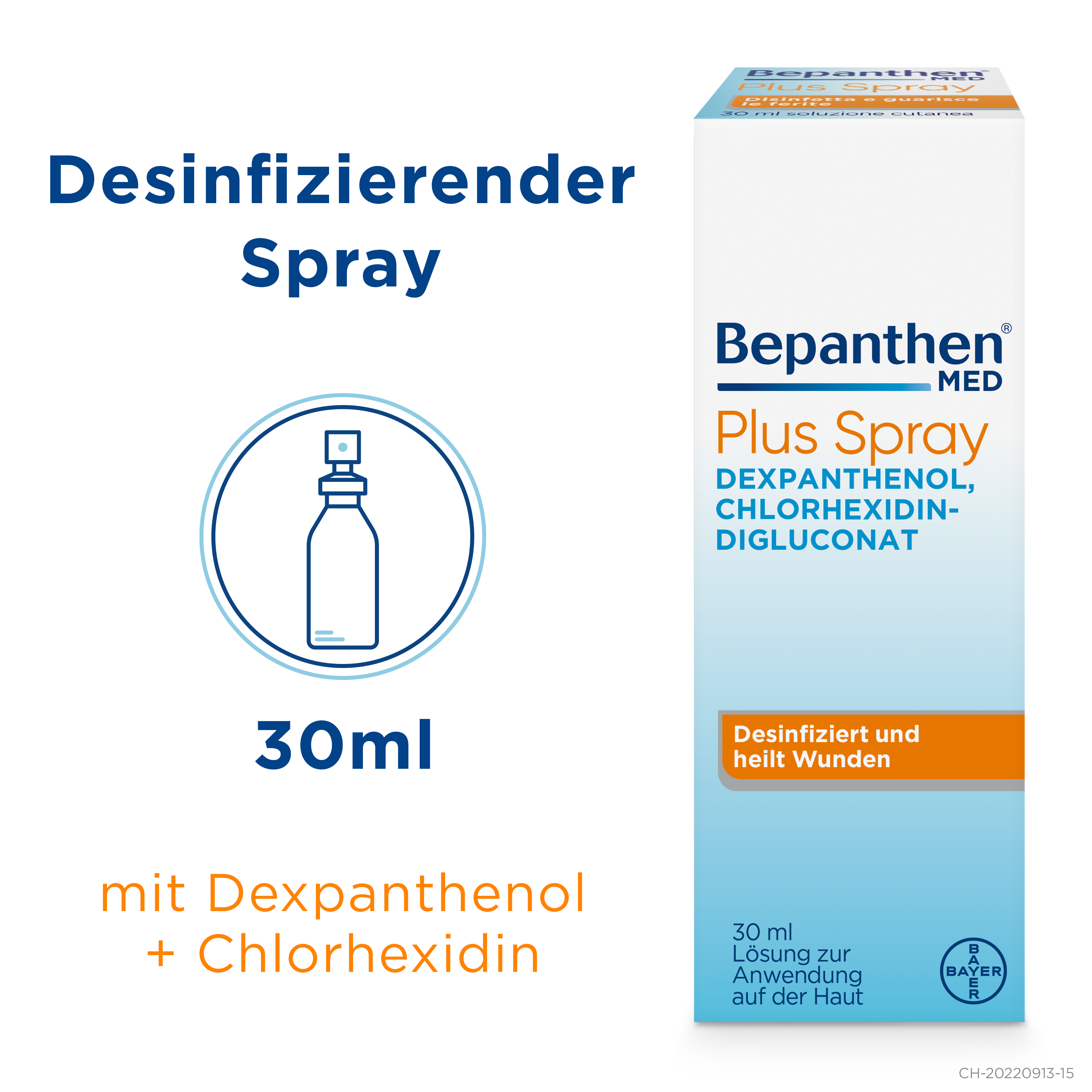 BEPANTHEN MED Plus spray fl 30 ml