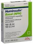 Insulin Lilly Huminsulin Basal cartouches 3,0 ml, suspension injectable