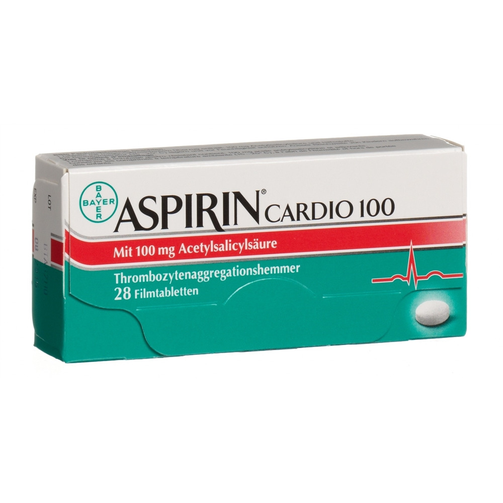 Aspirin Cardio 100, Filmtabletten