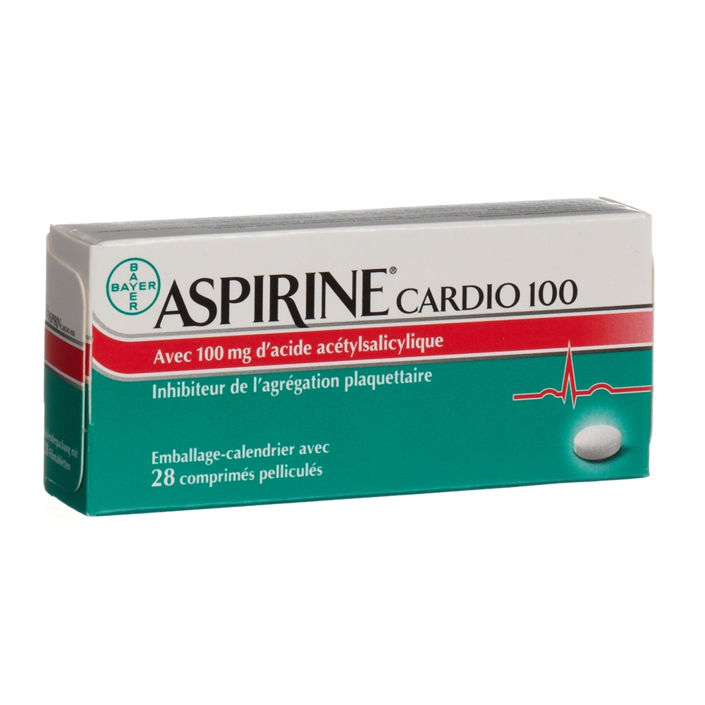 ASPIRINE CARDIO cpr pell 100 mg 28 pce