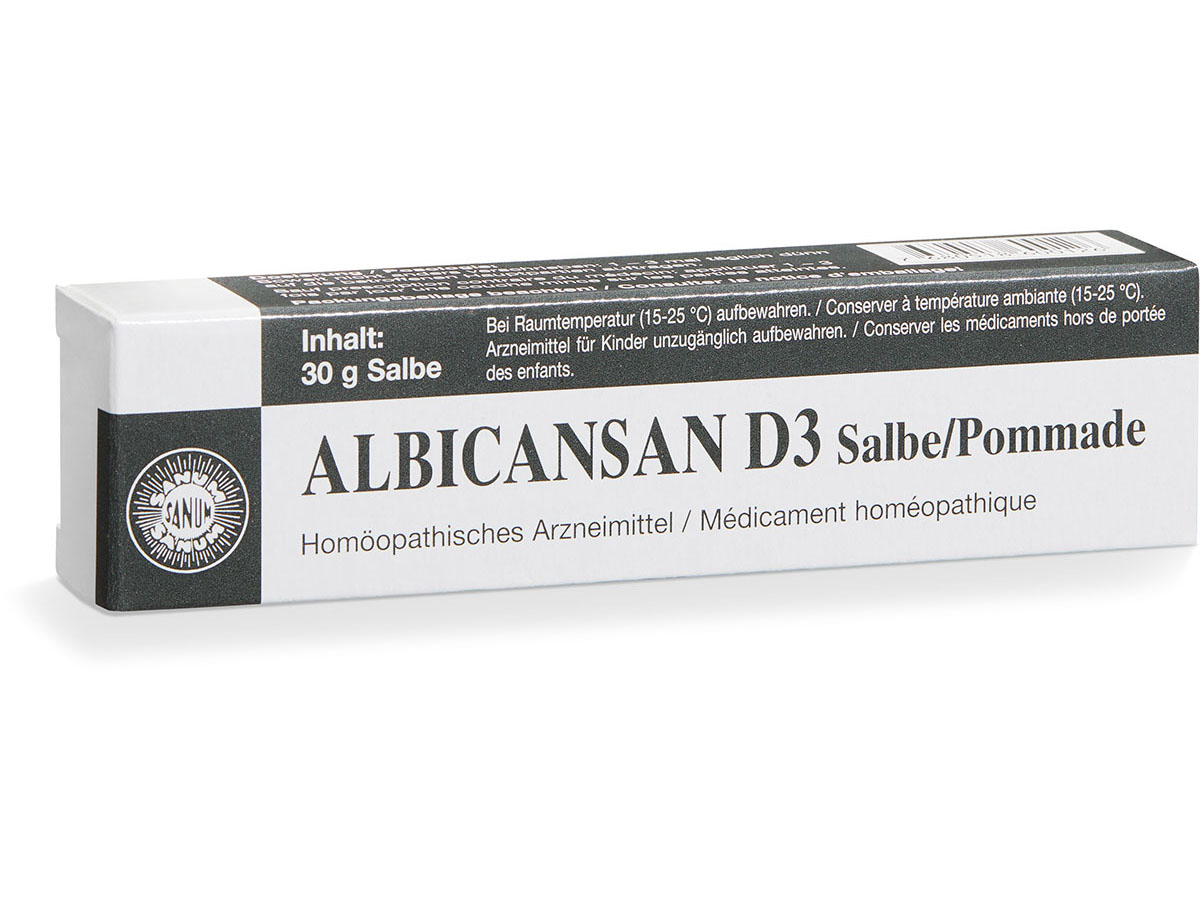 Albicansan D3, Salbe