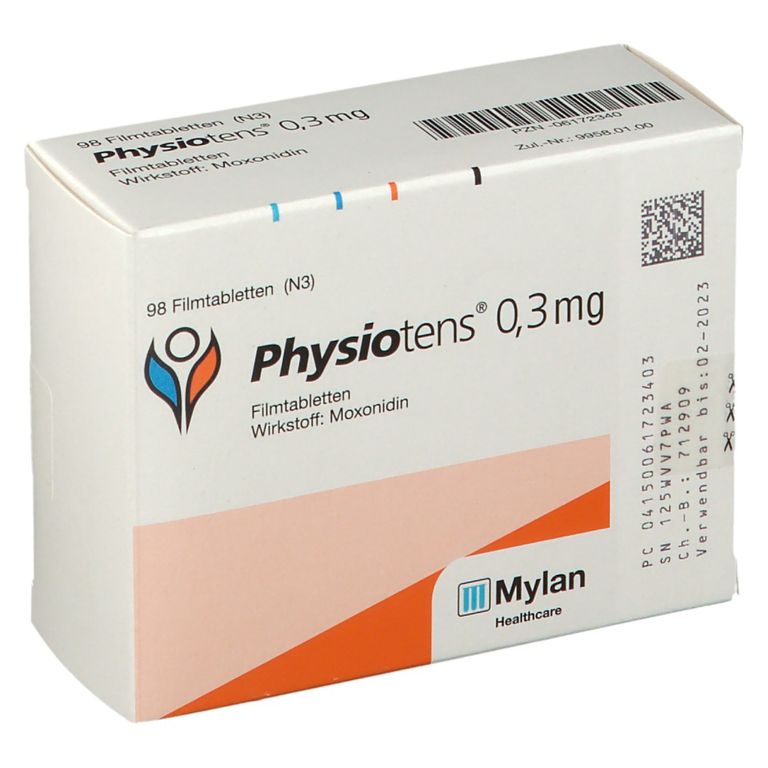 Physiotens 0,3 mg, Filmtabletten