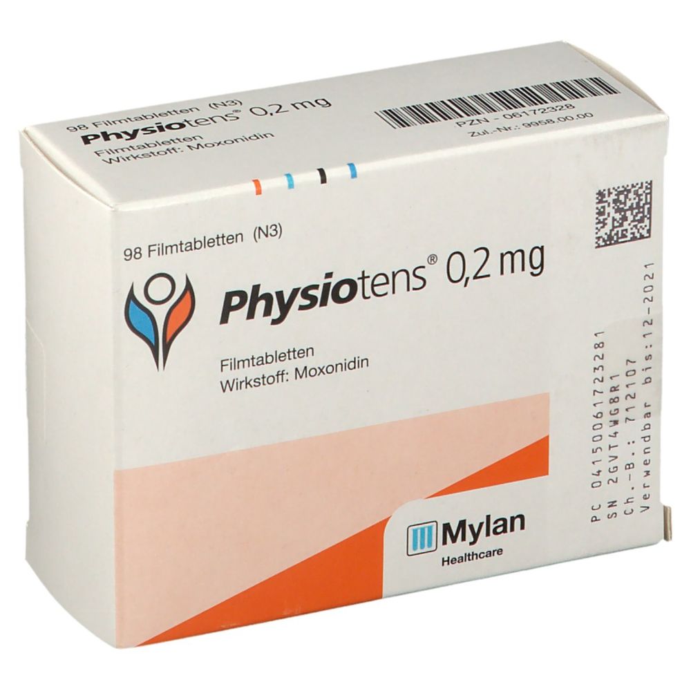 Physiotens mite 0,2 mg, Filmtabletten