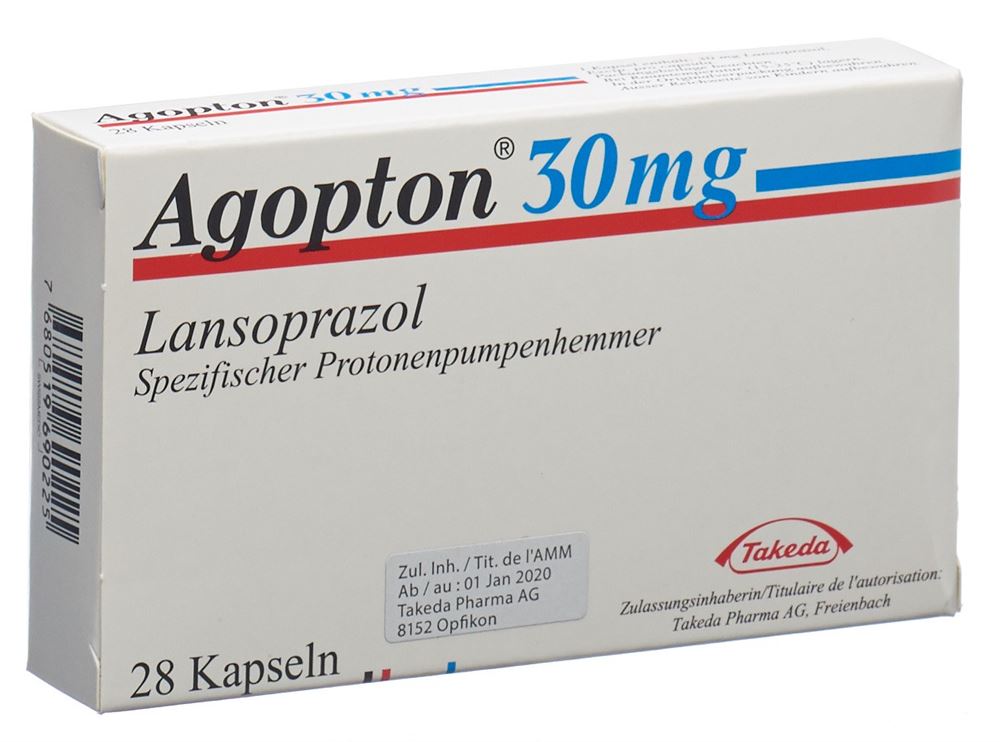 Agopton 30 mg, magensaftresistente Hartkapseln