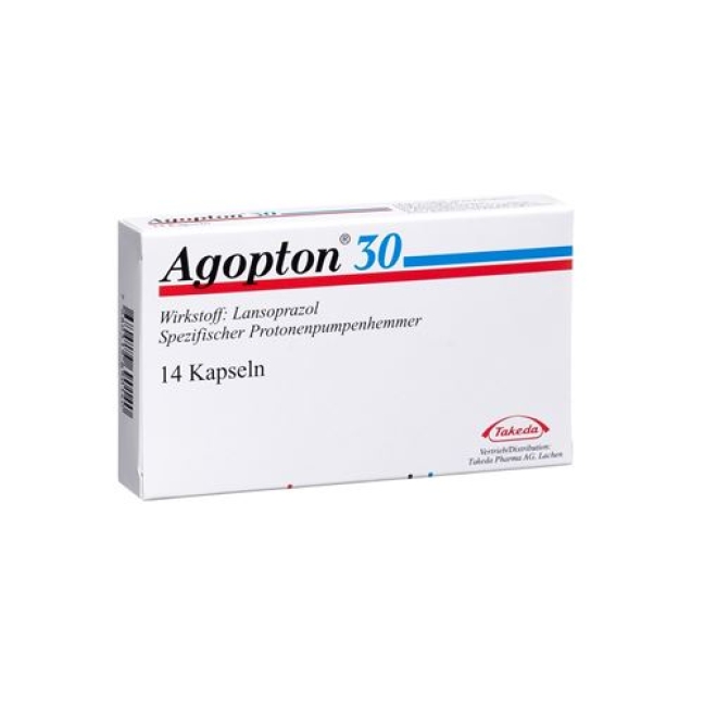 Agopton 30 mg, magensaftresistente Hartkapseln