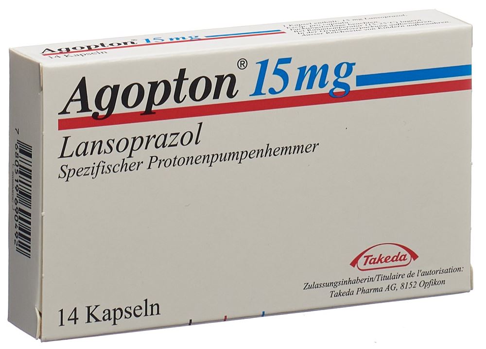 AGOPTON caps 15 mg 14 pce