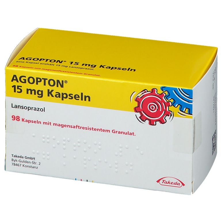Agopton 15 mg, magensaftresistente Hartkapseln