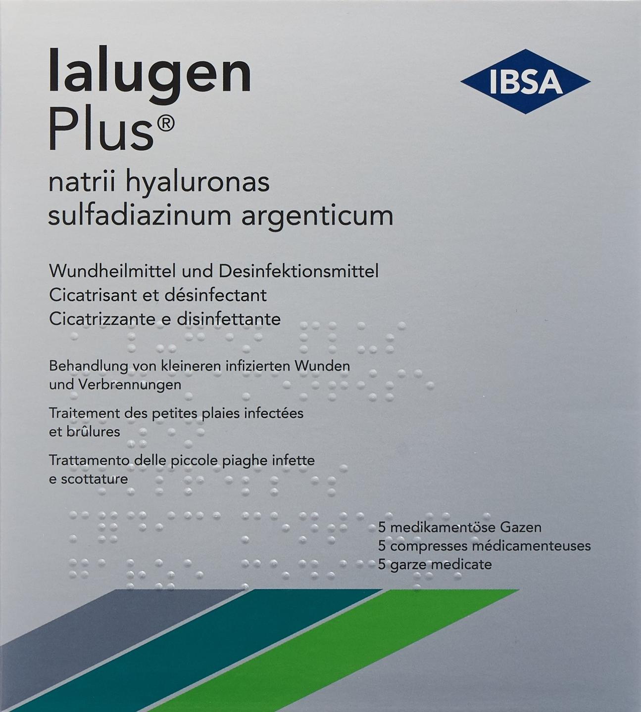 Ialugen plus, garze medicate
