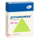 Zithromax 100 mg, Pulver zur Herstellung einer Suspension zum Einnehmen im Beutel