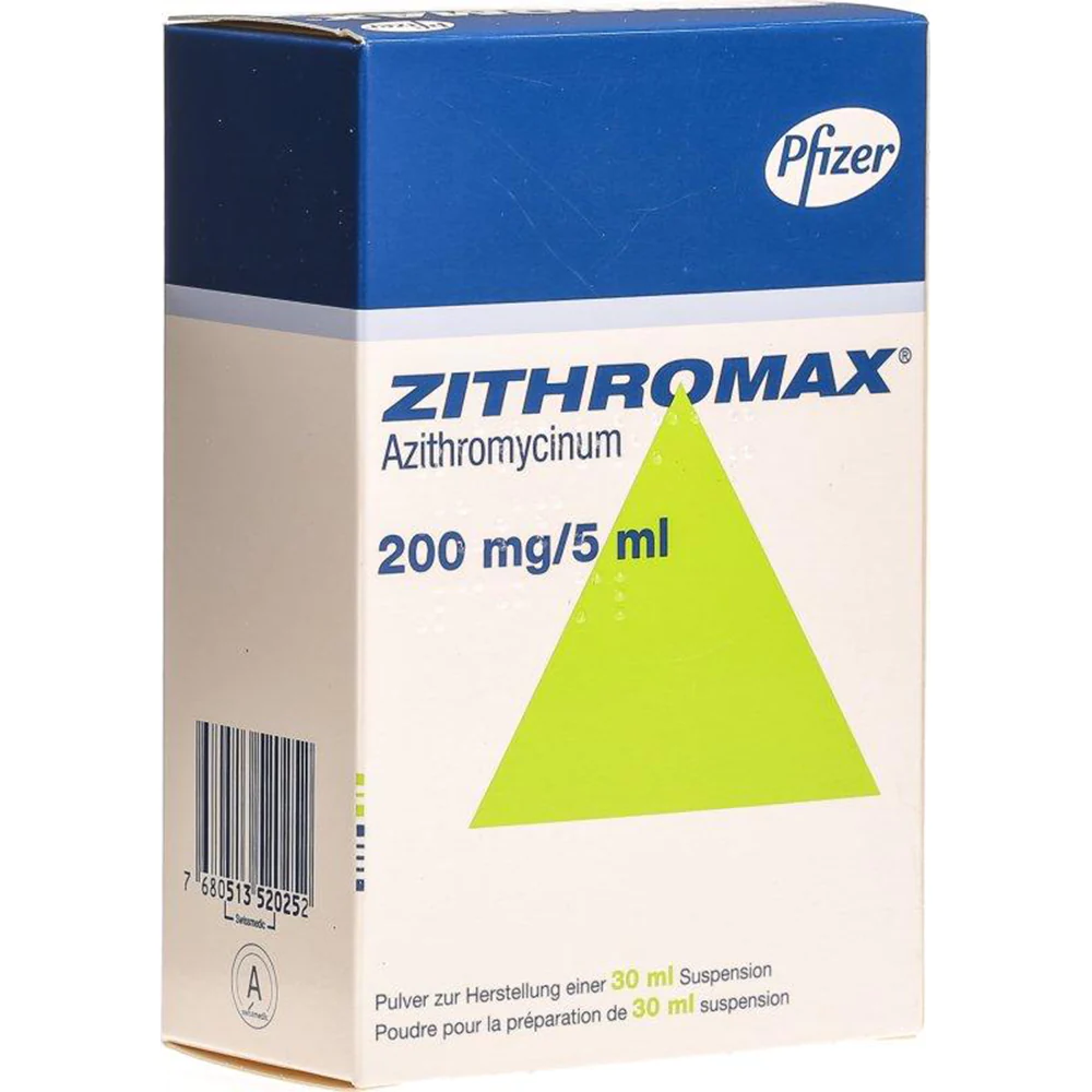 Zithromax 100 mg, Pulver zur Herstellung einer Suspension zum Einnehmen im Beutel