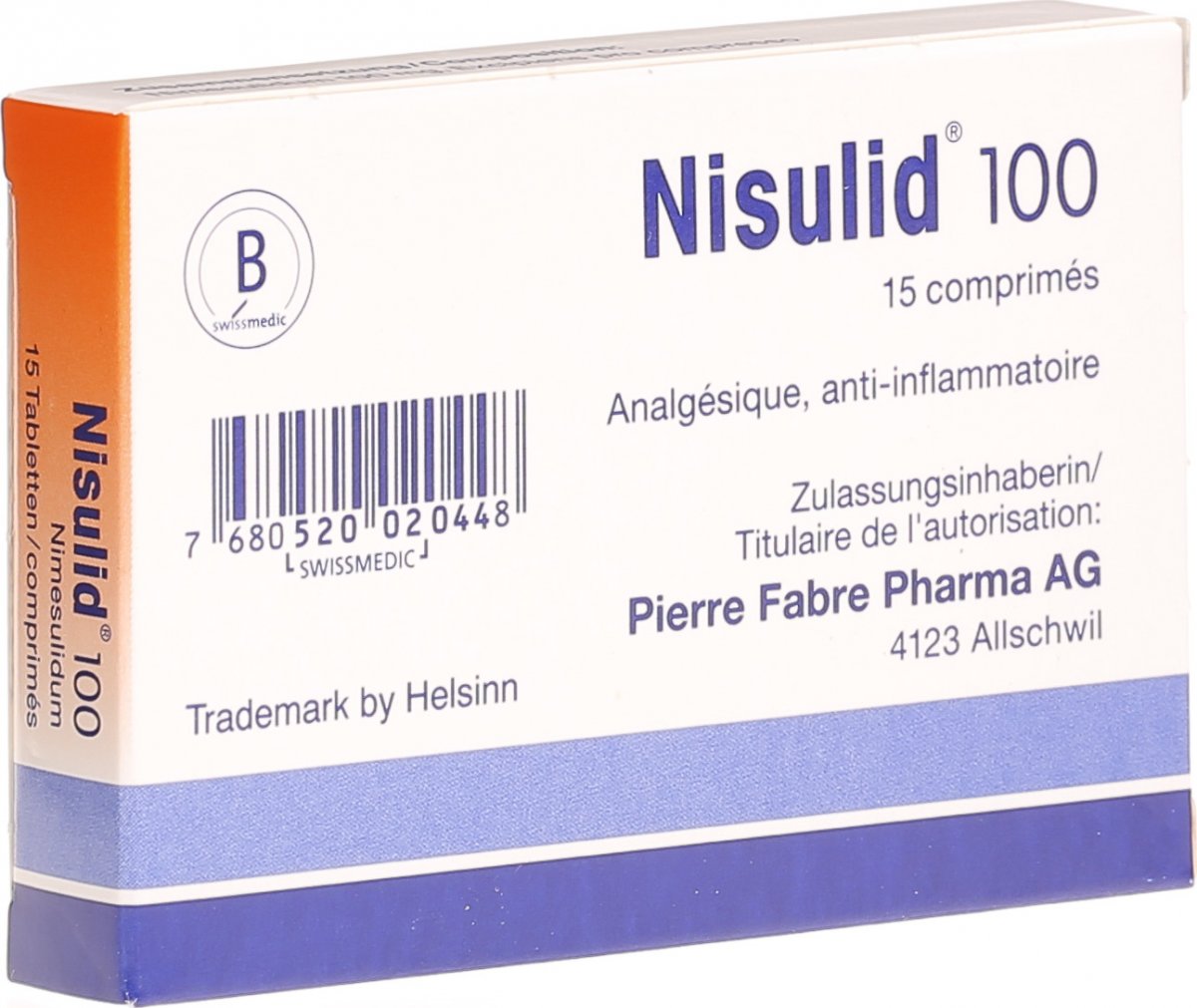 Nisulid 100 mg, Tabletten