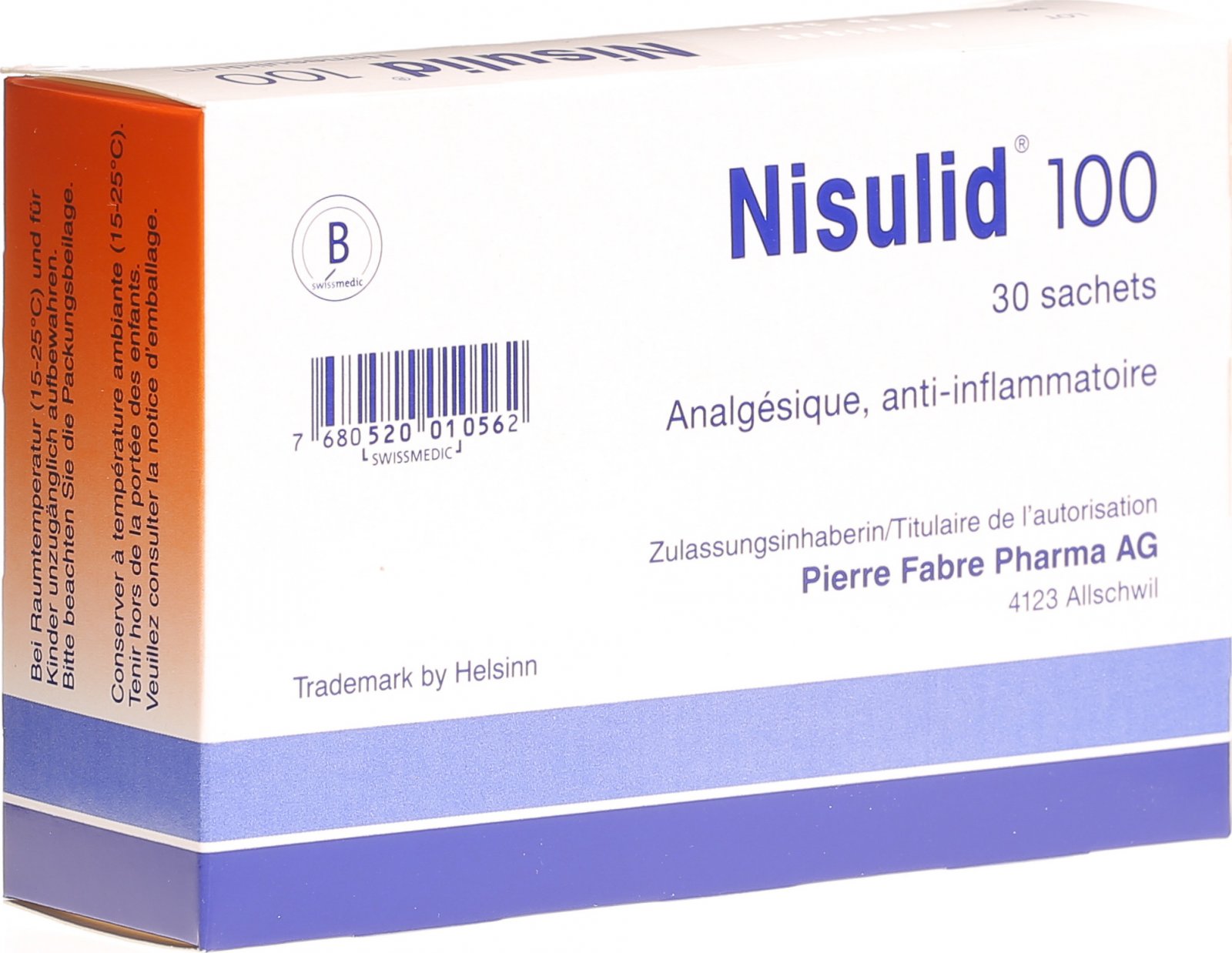 Nisulid 100 mg, Tabletten