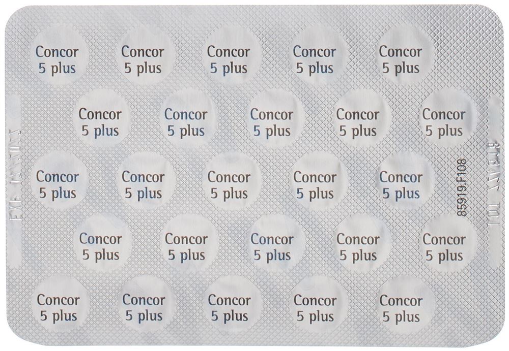 CONCOR 5 plus cpr pell 5/12.5 mg 100 pce