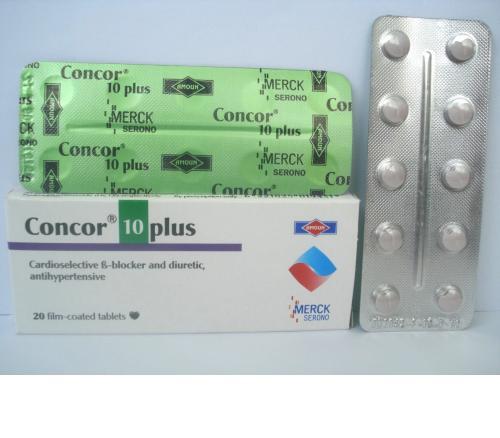 CONCOR 10 plus cpr pell 10/25 mg 30 pce