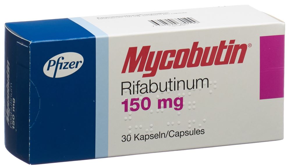 MYCOBUTIN caps 150 mg 30 pce